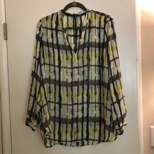 Sheer Vince Camuto Blouse, size L